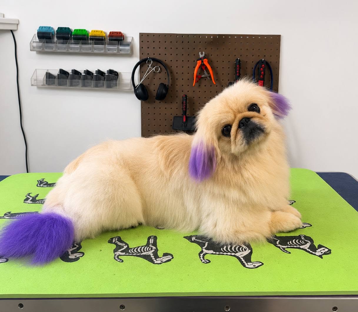 Pet freshly styled at Muttley Crew Grooming Amelia VA